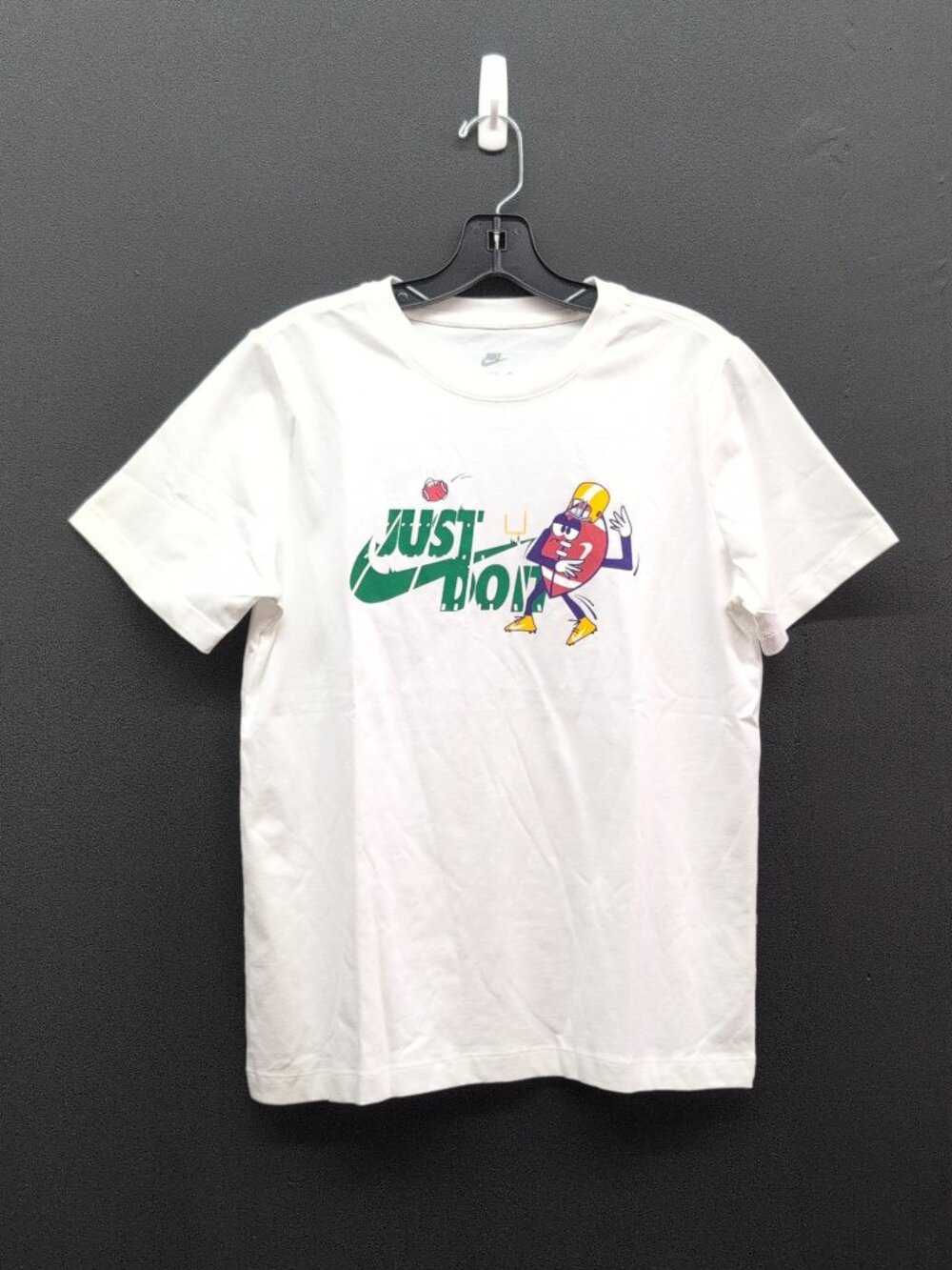 Nike Football Graphic Kids T-Shirt Size XL White HV5220-100